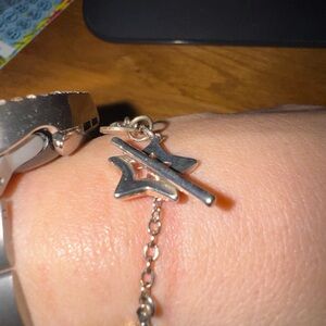 Silver Star Chain Bracelet 7”